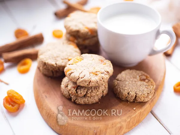 Фото блюда: Овсяное печенье без пшеничной муки
