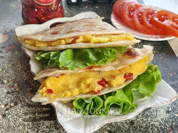 Фото блюда: Роти с картошкой