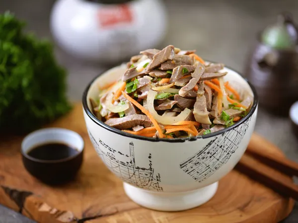 Фото блюда: Хе из свиного сердца по-корейски