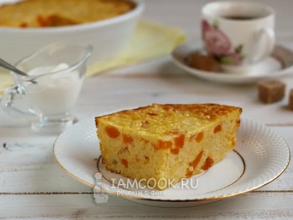 Фото блюда: Запеканка из пшена и тыквы