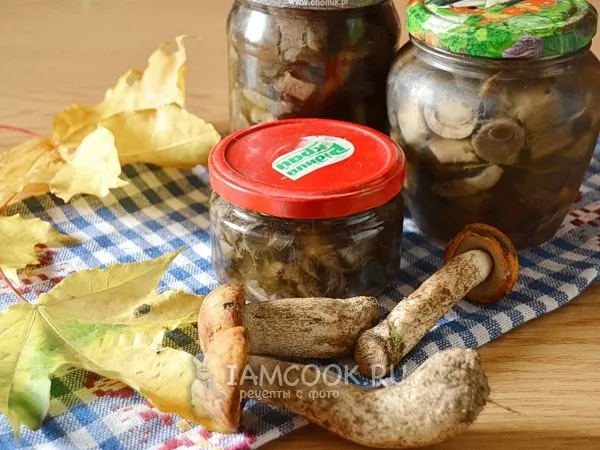 Фото блюда: Подосиновики маринованные на зиму без стерилизации
