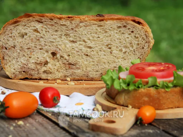 Фото блюда: Хлеб с грецкими орехами