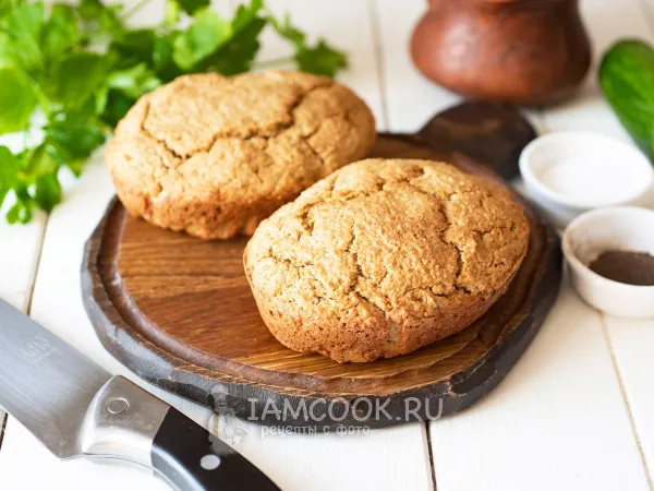 Фото блюда: Хлеб из овсяных хлопьев (на кефире)