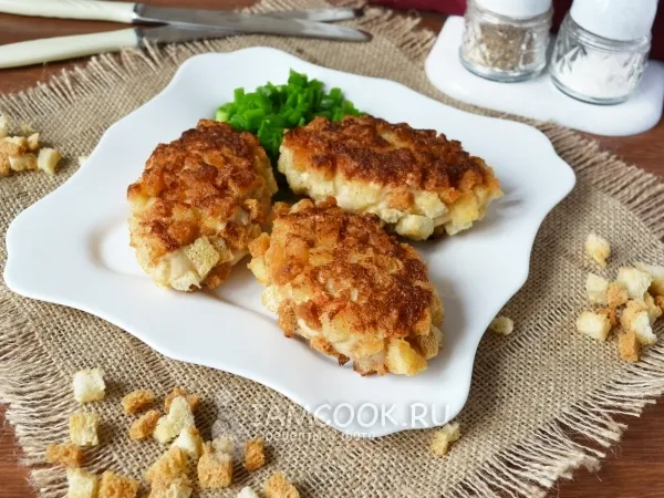 Фото блюда: Котлеты куриные «Пожарские»