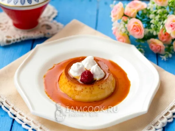 Фото блюда: Японский пудинг «Пурин»