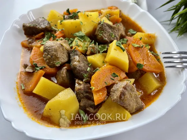 Фото блюда: Жаркое из конины