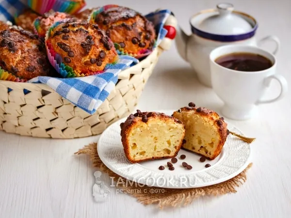 Фото блюда: Маффины творожные