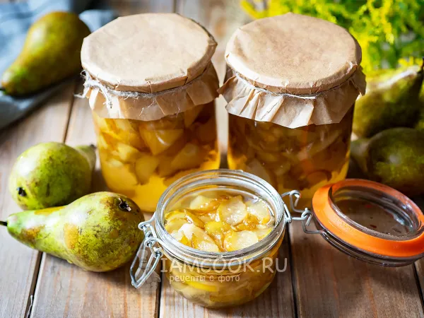 Фото блюда: Варенье из груш с лимоном на зиму