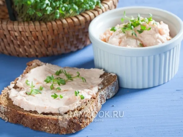 Фото блюда: Творог с лососем