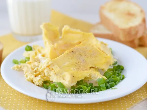 Фото блюда: Омлет в пакете