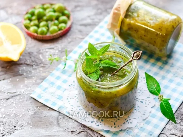 Фото блюда: Варенье из крыжовника без варки