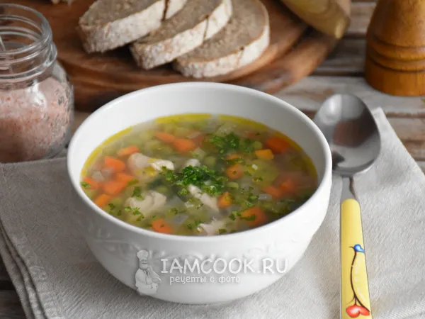 Фото блюда: Суп с индейкой и булгуром