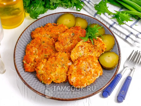 Фото блюда: Постные оладьи из гречневой каши