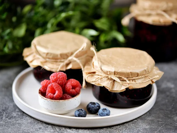 Фото блюда: Варенье из малины с голубикой