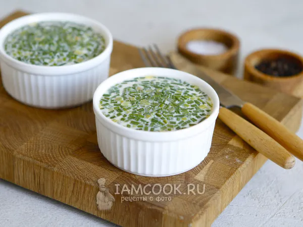 Фото блюда: Омлет с творогом на пару