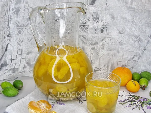 Фото блюда: Компот из фейхоа и мандаринов