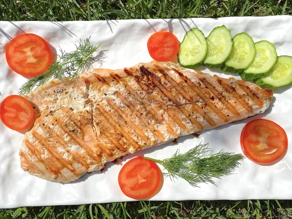 Фото блюда: Горбуша на электрогриле