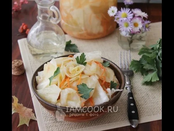 Фото блюда: Капуста, маринованная кусочками