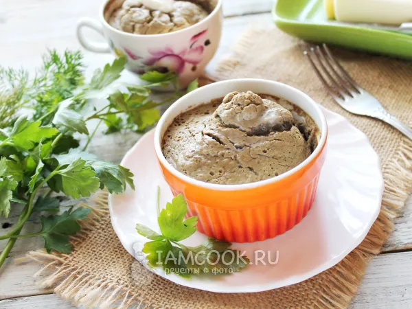 Фото блюда: Суфле из куриной печени с индейкой