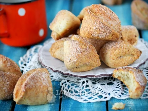 Фото блюда: Творожное печенье «Треугольники»