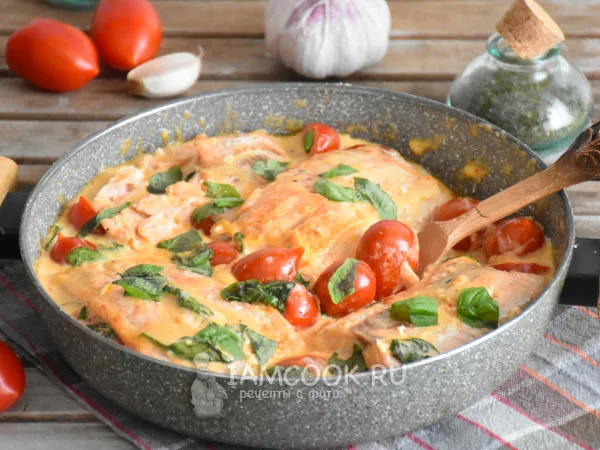 Фото блюда: Сливочный тосканский лосось