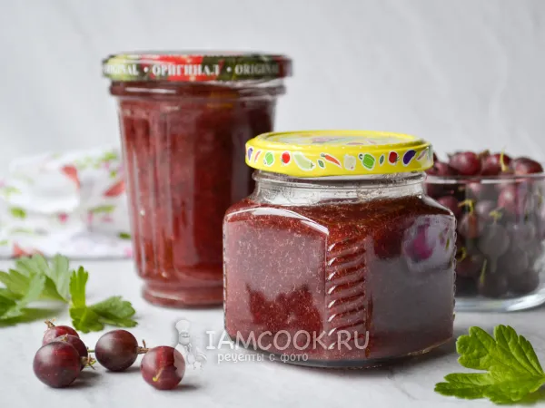 Фото блюда: Конфитюр из крыжовника с желатином на зиму