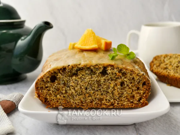 Фото блюда: Кекс с маком в хлебопечке