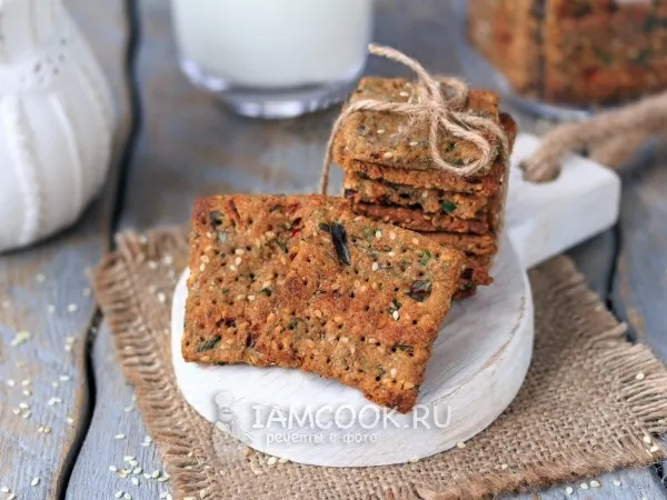 Фото блюда: Луковые крекеры