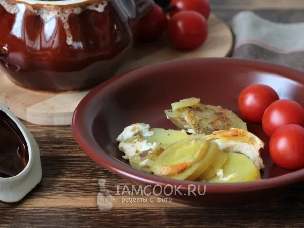 Фото блюда: Картошка в горшочках в духовке