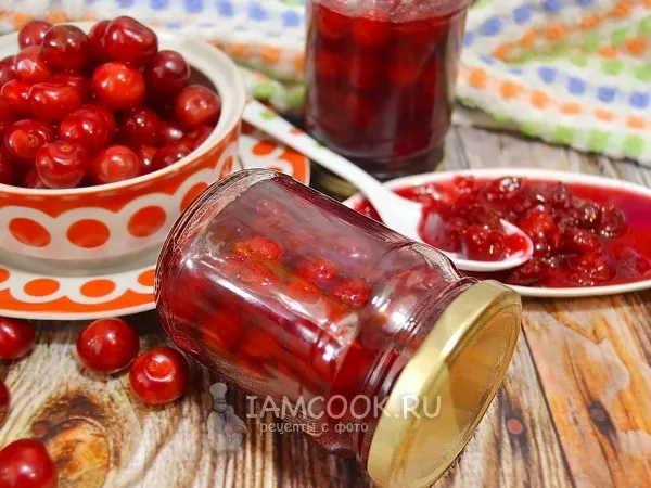 Фото блюда: Вишнёвое варенье с агар-агаром