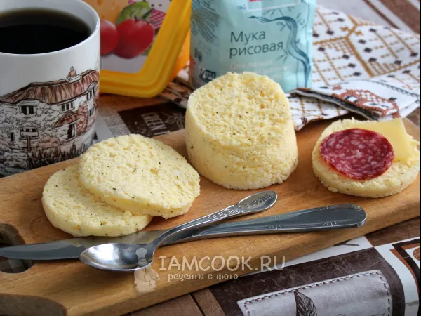 Фото блюда: ПП Хлеб в кружке в микроволновке