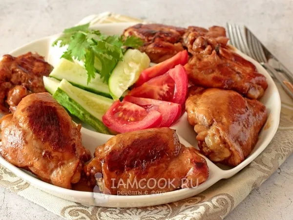 Фото блюда: Куриные бедра в соусе терияки