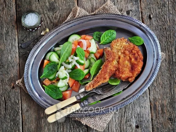 Фото блюда: Котлета Миланская