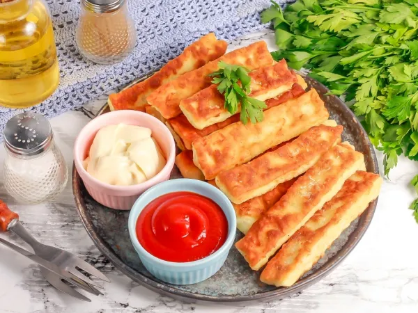 Фото блюда: Сырные палочки на кефире