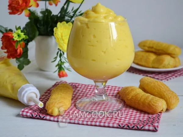 Фото блюда: Заварной крем для эклеров