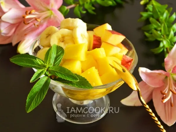 Фото блюда: Салат-коктейль «Классика плюс экзотика»