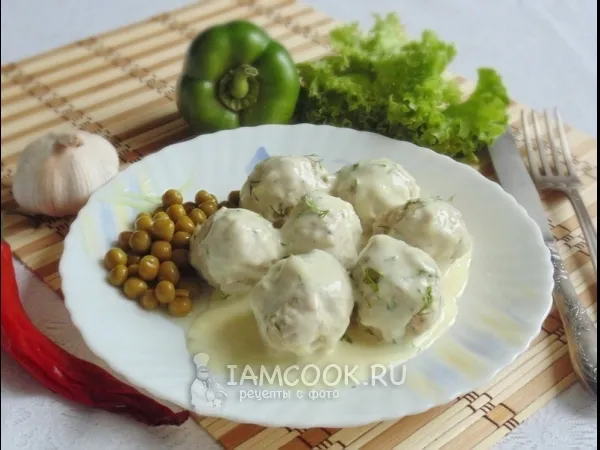 Фото блюда: Тефтели в сырном соусе