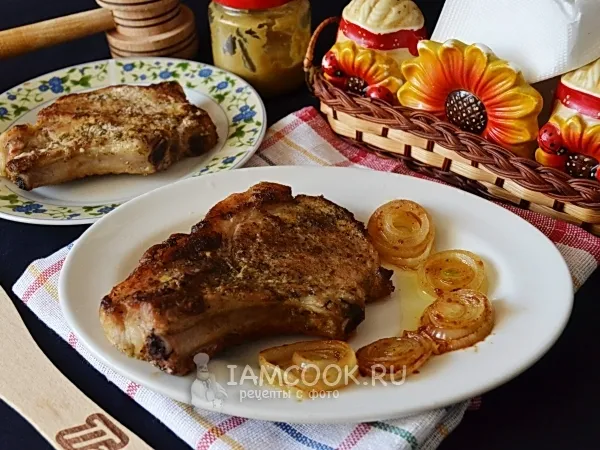 Фото блюда: Котлета свиная на кости