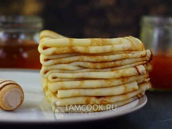 Фото блюда: Блины на кефире без соды