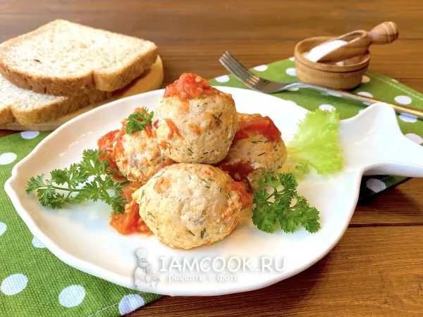 Фото блюда: Тефтели из красной рыбы (лосося)