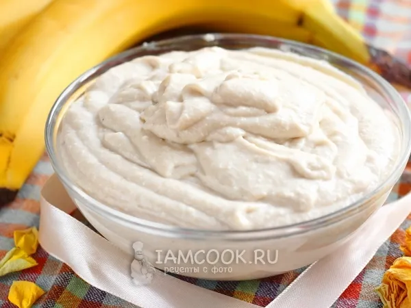 Фото блюда: Творожно-банановый крем