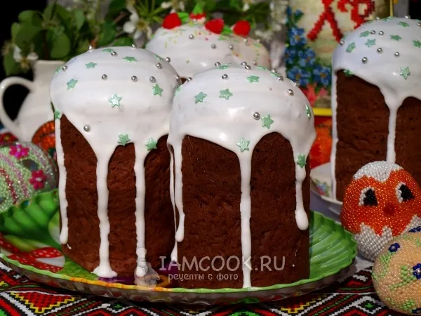 Фото блюда: Шоколадный кулич