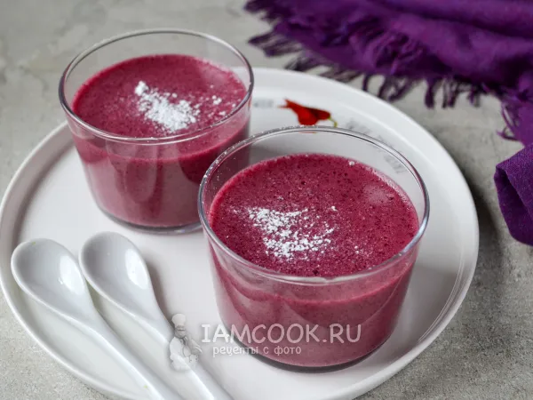 Фото блюда: Мусс из черной смородины