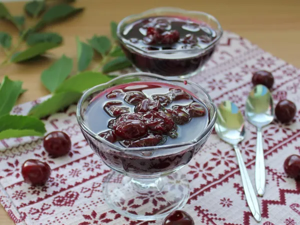 Фото блюда: Вишневое варенье на фруктозе