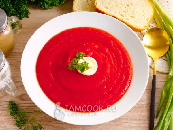 Фото блюда: Крем-суп Борщ