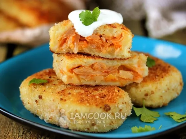 Фото блюда: Картопляники с капустой