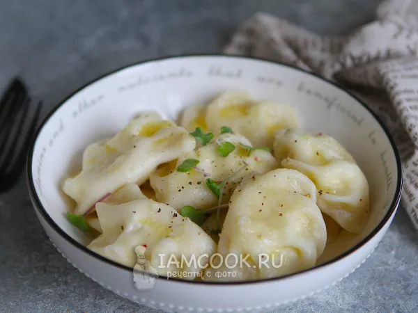 Фото блюда: ПП вареники с творогом на рисовой муке