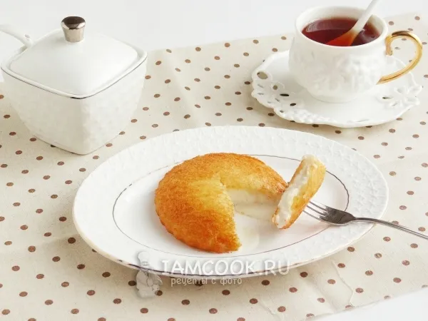 Фото блюда: Жареное мороженое в тостовом хлебе