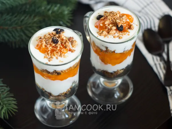 Фото блюда: Парфе с хурмой