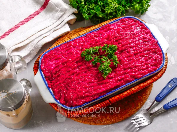 Фото блюда: Салат «Салака под шубой»